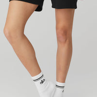 Unisex Half-Crew Throwback Sock