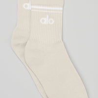 Unisex Half-Crew Throwback Sock