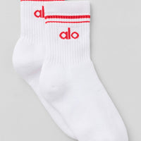 Unisex Half-Crew Throwback Sock