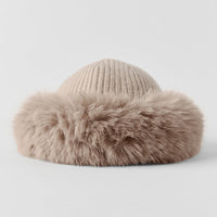 Courchevel Cashmere Faux Fur Beanie