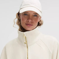 Scuba Oversized Funnel-Neck Half Zip Long