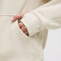 Scuba Oversized Funnel-Neck Half Zip Long